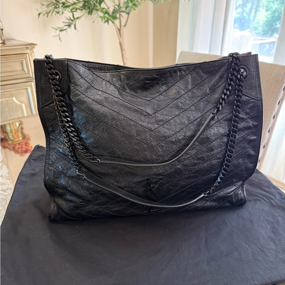 Black Leather Women's Bag